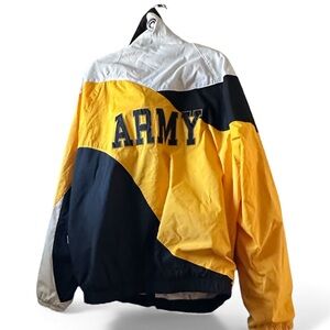 JMN Jammin Apparel US ARMY SPORTS JACKET Yellow/White/Black Jacket Size 2X XXL